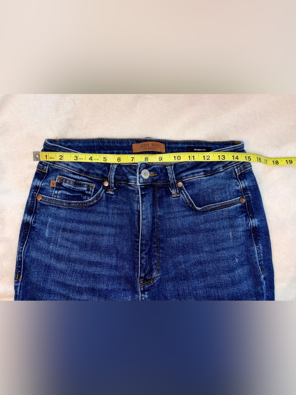 Judy Blue Skinny Fit Dark Wash Jeans sz 31 - Picture 5 of 8